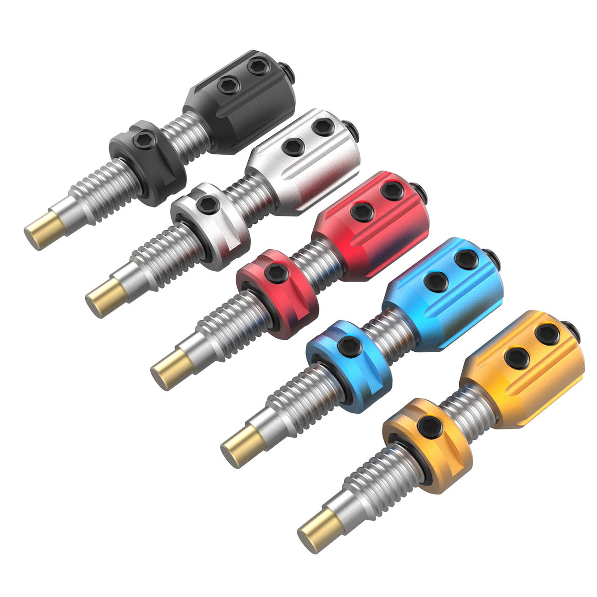 BICASTER Boogschieten Plunger + Pijlrest – Magnetisch, Ambidextrous, Rood